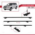 Toyota Highlander 2001-2007 Arası ile Uyumlu BASIC Model Ara Atkı Tavan Barı Siyah 4 Adet