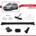 Kia Carnival 2 (VQ) 2006-2014 Arası ile Uyumlu FLY Model Ara Atkı Tavan Barı Siyah 2 Adet