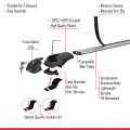 Toyota RAV4 III (XA30) 2006-2012 Arası ile Uyumlu ACE-1 Ara Atkı Tavan Barı Gri 2 Adet