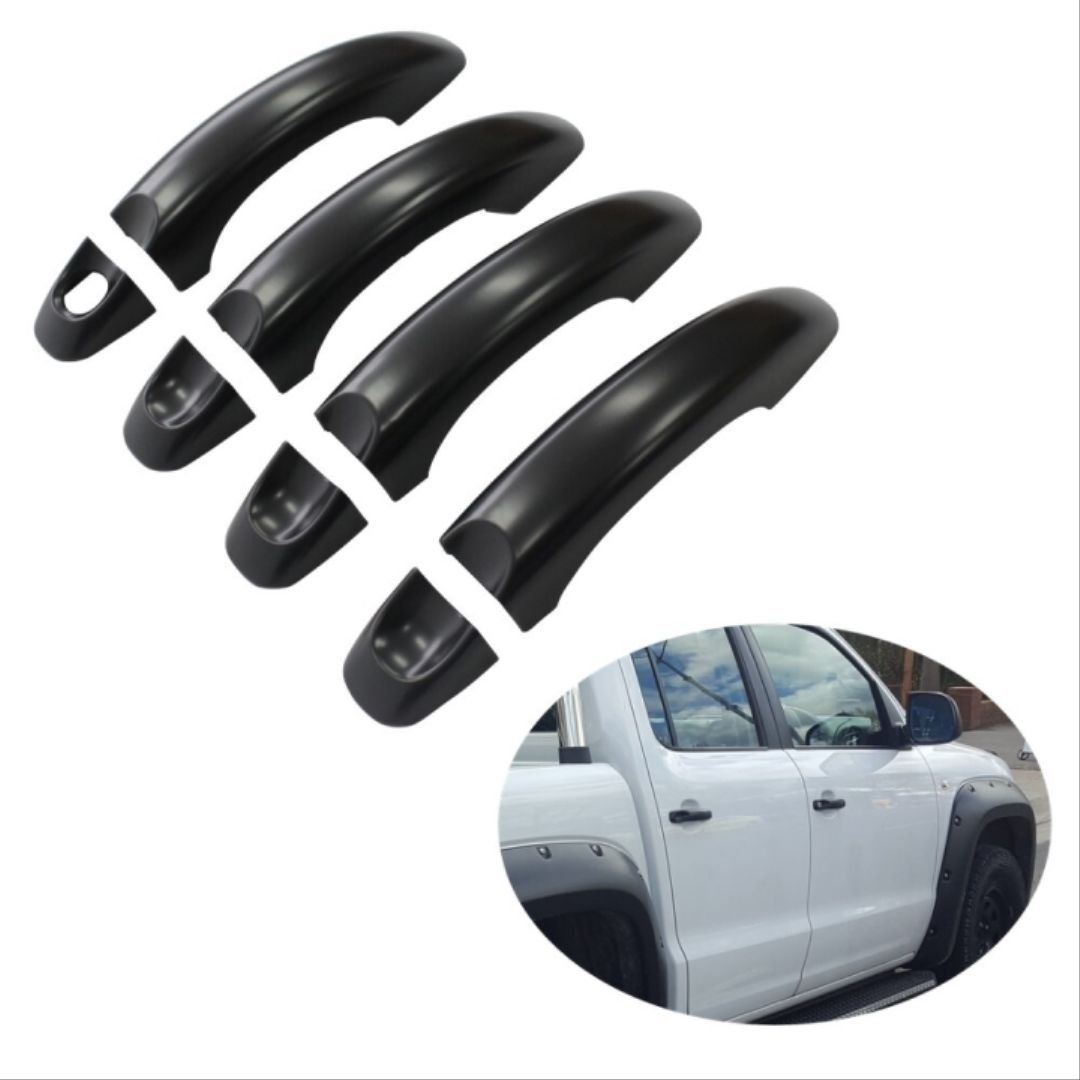 Volkswagen Amarok 2010 - 2020 Arası Uyumlu Kapı Kolu Kaplama / Siyah
