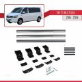 Volkswagen T6 Multivan 2015-2024 Arası ile Uyumlu BASIC Model Ara Atkı Tavan Barı Gri 2 Adet