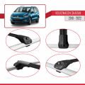 Volkswagen Sharan 2 (7N) 2010-2022 Arası ile Uyumlu ACE-1 Ara Atkı Tavan Barı Siyah 3 Adet