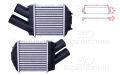 Renault Megane 1 Scenic 1 1.9 DCI Dacia Sandero 1.5 DCI 1997 ve Sonrası Turbo Radyatörü (Intercooler)