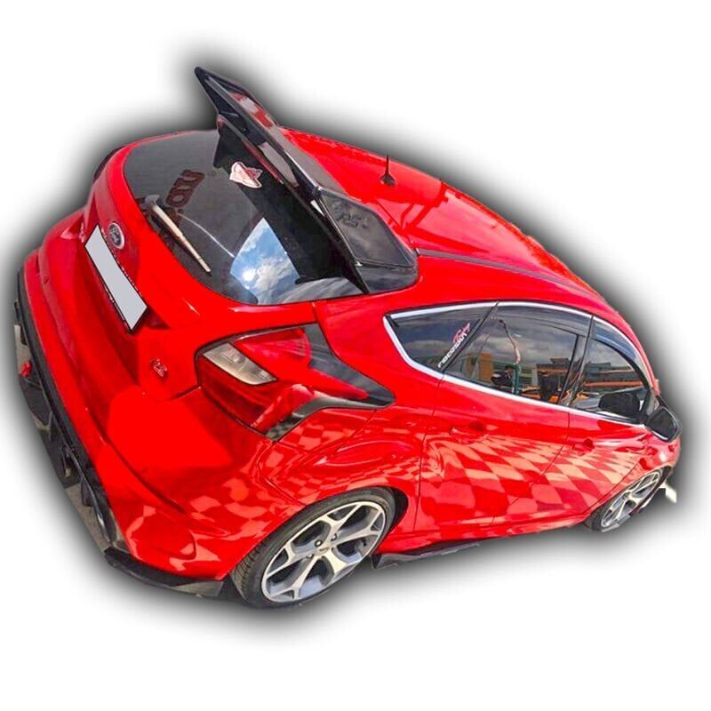 Ford Focus 3 Uyumlu Yedek Parça  Hb 2 Parça Rs Spoiler Boyalı Fiber