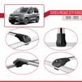 Toyota Proace City Verso 2019-2022 Arası ile Uyumlu ACE-1 Ara Atkı Tavan Barı Gri 2 Adet