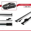 Peugeot 308 (T7) SW 2008-2013 Arası ile Uyumlu BASIC Model Ara Atkı Tavan Barı Gri 2 Adet