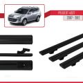Peugeot 4007 2007-2012 Arası ile Uyumlu BASIC Model Ara Atkı Tavan Barı Siyah 3 Adet