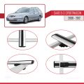 Saab 9-3 II SW 2006-2012 Arası ile Uyumlu BASIC Model Ara Atkı Tavan Barı Gri 3 Adet