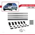 Skoda Fabia (6Y) Combi 2000-2006 Arası ile Uyumlu BASIC Model Ara Atkı Tavan Barı Gri 3 Adet