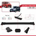 Ford Transit/Tourneo Connect 2 2014-2021 Arası ile Uyumlu FLY Model Ara Atkı Tavan Barı Siyah 3 Adet