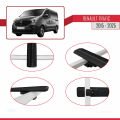 Renault Trafic 3 (X82) 2015 ve Sonrası ile Uyumlu BASIC Model Ara Atkı Tavan Barı Siyah 3 Adet