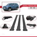Vauxhall Frontera Sport 1992-1998 Arası ile Uyumlu FLY Model Ara Atkı Tavan Barı Siyah 3 Adet