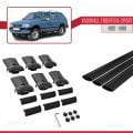 Vauxhall Frontera Sport 1992-1998 Arası ile Uyumlu FLY Model Ara Atkı Tavan Barı Siyah 3 Adet