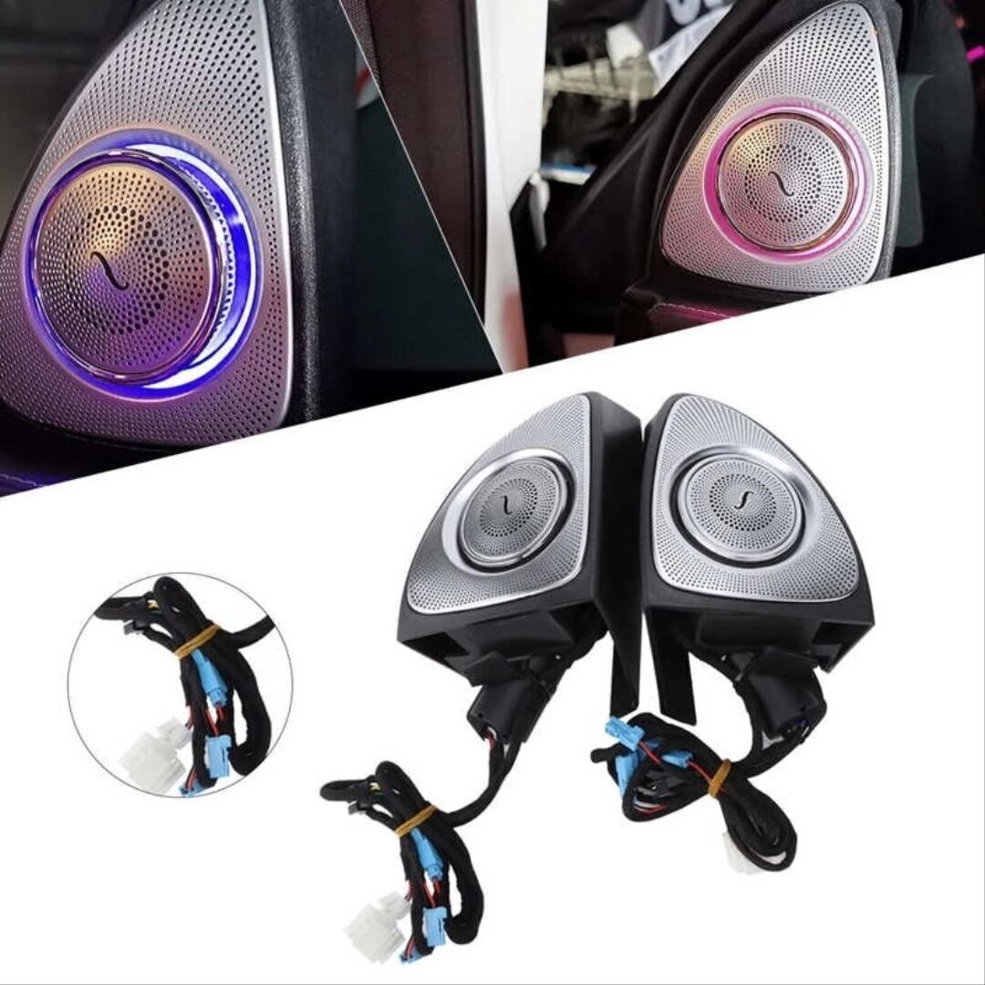 Mercedes GLC X253 2021+ Uyumlu Yedek Parça 3D Tweeter (64 Renk Ambians İçin)