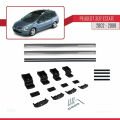 Peugeot 307 SW 2002-2008 Arası ile Uyumlu BASIC Model Ara Atkı Tavan Barı Gri 2 Adet