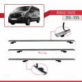 Renault Trafic 3 (X82) 2015 ve Sonrası ile Uyumlu BASIC Model Ara Atkı Tavan Barı Gri 3 Adet