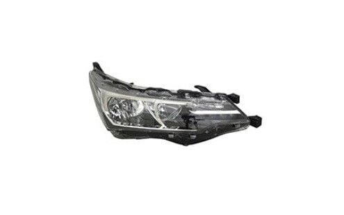 Toyota Corolla 2017 Sonrası Ön Far Sağ Ledli (Krom Kaşlı)