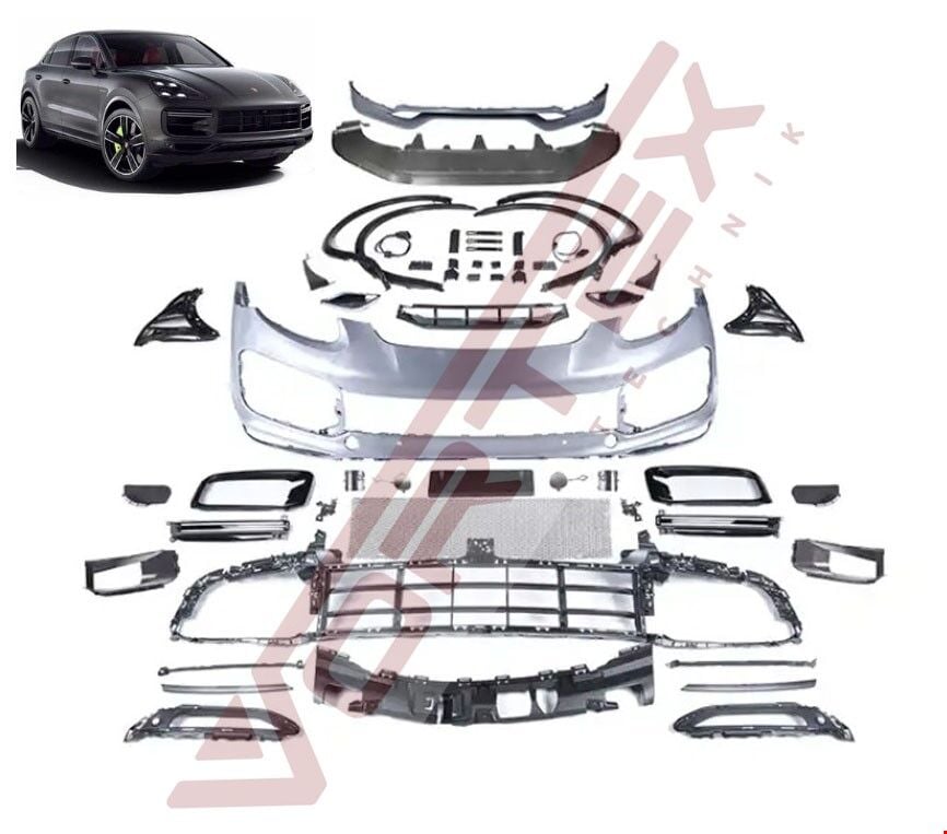 Porsche Cayenne Ön Tampon DÖnüşüm Seti 2020 Sonrası Uyumlu