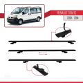 Renault Trafic 2 (X83) 2001-2014 Arası ile Uyumlu BASIC Model Ara Atkı Tavan Barı Siyah 3 Adet