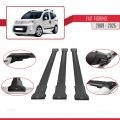 Fiat Fiorino 3 2008 ve Sonrası ile Uyumlu FLY Model Ara Atkı Tavan Barı Siyah 3 Adet