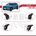Kia EV3 2024-2025 Arası ile Uyumlu ACE-2 Ara Atkı Tavan Barı Siyah 2 Adet
