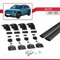 Kia EV3 2024-2025 Arası ile Uyumlu ACE-2 Ara Atkı Tavan Barı Siyah 2 Adet