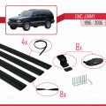 GMC Jimmy 1995-2005 Arası ile Uyumlu BASIC Model Ara Atkı Tavan Barı Siyah 4 Adet