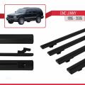 GMC Jimmy 1995-2005 Arası ile Uyumlu BASIC Model Ara Atkı Tavan Barı Siyah 4 Adet