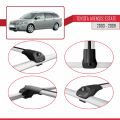 Toyota Avensis SW 2003-2009 Arası ile Uyumlu ACE-1 Ara Atkı Tavan Barı Gri 2 Adet