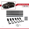 Renault Megane 3 ST 2009-2015 Arası ile Uyumlu BASIC Model Ara Atkı Tavan Barı Siyah 3 Adet