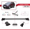 Vauxhall Frontera 2 1999-2004 Arası ile Uyumlu FLY Model Ara Atkı Tavan Barı Gri 3 Adet