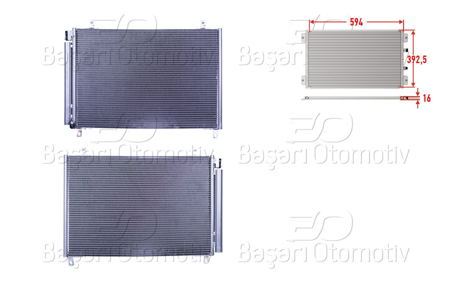 Suzuki Swift V 1.0 SHVS 2017 ve Sonrası Klima Radyatörü