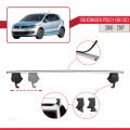 Volkswagen Polo 5 (6R) 2010-2017 Arası ile Uyumlu ACE-4 Ara Atkı Tavan Barı Gri 2 Adet