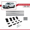Mercedes GLB Class (X247) 2020 ve Sonrası ile Uyumlu BASIC Model Ara Atkı Tavan Barı Gri 2 Adet