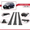Vauxhall Frontera 1992-1998 Arası ile Uyumlu FLY Model Ara Atkı Tavan Barı Siyah 3 Adet