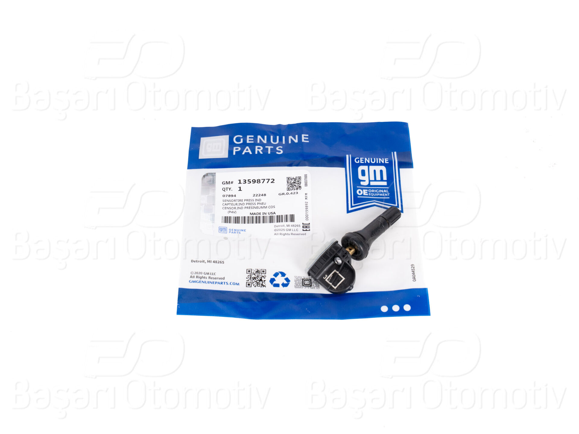 Opel Astra H Corsa E Vectra C Chevrolet Cruze 1.4 2004-2013 Lastik Basınç Sensörü