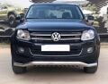 Volkswagen Amarok Uyumlu Yedek Parça 2010+ Off Road Saclı Ön Koruma Ön Tampon Koruma Demiri Krom GloPlus AQM4WD