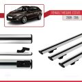 Renault Megane 3 ST 2009-2015 Arası ile Uyumlu BASIC Model Ara Atkı Tavan Barı Gri 3 Adet