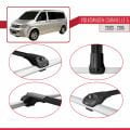 Volkswagen T5 Caravelle 2003-2015 Arası ile Uyumlu ACE-1 Ara Atkı Tavan Barı Siyah 3 Adet