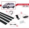 Chevrolet Venture 1997-2004 Arası ile Uyumlu BASIC Model Ara Atkı Tavan Barı Siyah 4 Adet