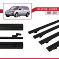 Chevrolet Venture 1997-2004 Arası ile Uyumlu BASIC Model Ara Atkı Tavan Barı Siyah 4 Adet