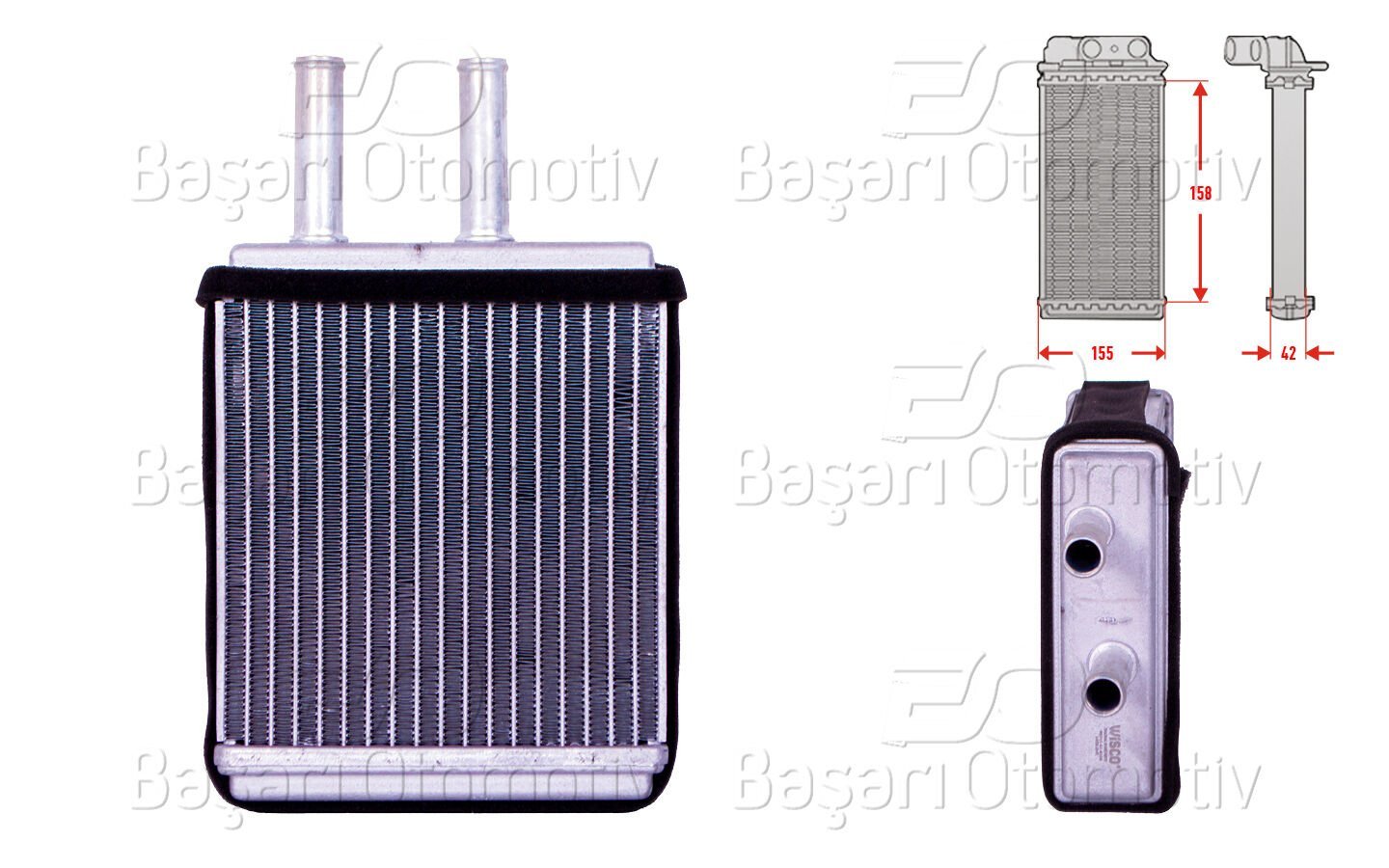 Kia Sportage 1993-2003 Uyumlu Kalorifer Radyatörü