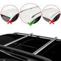 Peugeot 207 SW 2006-2014 Arası ile Uyumlu BASIC Model Ara Atkı Tavan Barı Gri 2 Adet
