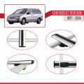 Chevrolet Venture 1997-2004 Arası ile Uyumlu BASIC Model Ara Atkı Tavan Barı Gri 4 Adet