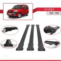 Fiat Doblo 2000-2009 Arası ile Uyumlu FLY Model Ara Atkı Tavan Barı Siyah 3 Adet