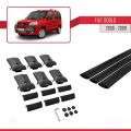 Fiat Doblo 2000-2009 Arası ile Uyumlu FLY Model Ara Atkı Tavan Barı Siyah 3 Adet
