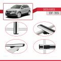 Skoda Karoq 2017 ve Sonrası ile Uyumlu BASIC Model Ara Atkı Tavan Barı Gri 3 Adet