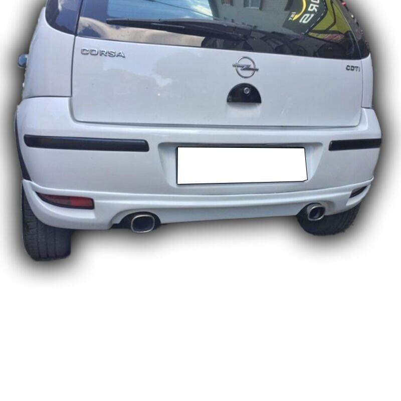 Opel Corsa C Makyajlı Kasa Uyumlu Yedek Parça Arka Tampon Eki Boyalı