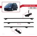 Peugeot 206 SW 2002-2008 Arası ile Uyumlu BASIC Model Ara Atkı Tavan Barı Siyah 2 Adet