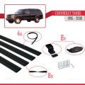 Chevrolet Tahoe 1995-2000 Arası ile Uyumlu BASIC Model Ara Atkı Tavan Barı Siyah 4 Adet